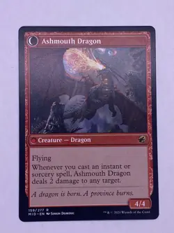 MTG Smoldering Egg Innistrad: Midnight Hunt Regular Token Included - Image 2