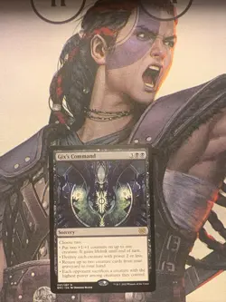 MTG Magic the Gathering Gix's Command (97/416) The Brothers' War LP - Image 1