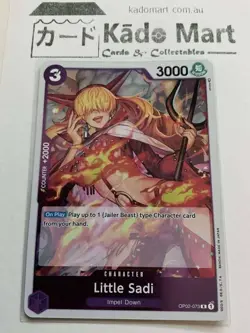 Little Sadi OP02-073 R Paramount War One Piece TCG Card - Image 1