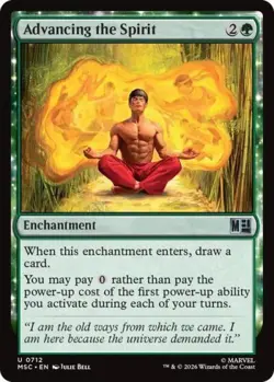 ~ Advancing the Spirit ~ NM ~ Commander: Marvel Super Heroes ~ MTG ~ - Image 1
