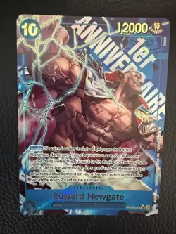 One Piece Card TCG Edward Newgate OP08-043 1er Anniversaire FR - Image 1