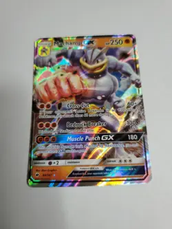 Pokemon Machamp GX Ultra Rare Holo 64/147 Burning Shadows English Card - Image 2