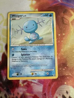 Wooper LV.11 118/132 – Secret Wonders – Lightly Played Pokemon Card - Image 1