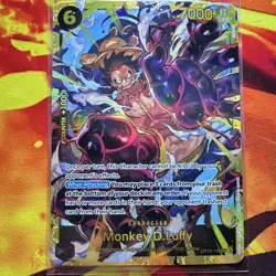 Bandai One Piece Card Game Monkey D. Luffy OP10-118 Foil Secret Rare NM - Image 3