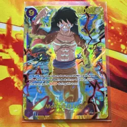 Bandai One Piece Card Game Monkey D. Luffy OP08-119 Holo Rush Character - Image 3