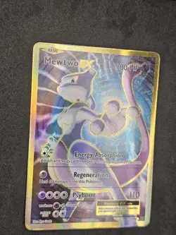 Pokemon Mewtwo EX 103/108 Ultra Rare Full Art Card Evolutions XY Lightly Played - Image 2