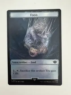 Orc Army 6 / Food 11 Foil Token MTG Magic the Gathering Card NM Near Mint LTR - Image 2