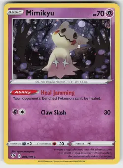 Mimikyu Holo Promo Miscellaneous Cards & Products 081/189 NM - Image 1