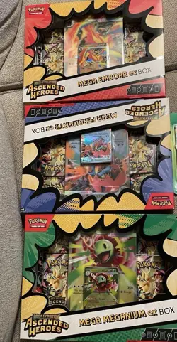 Pokemon TCG Ascended Heroes EX Box Set Plus Pokemon Trading Card Game - Image 1