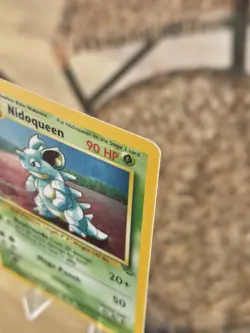 Pokemon TCG Nidoqueen Jungle Holo Card 7/64 Unlimited Rare MODERATE PLAY Wotc - Image 3