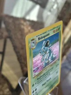 Pokemon TCG Nidoqueen Jungle Holo Card 7/64 Unlimited Rare MODERATE PLAY Wotc - Image 4