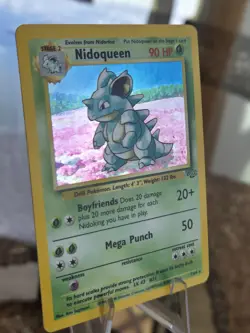 Pokemon TCG Nidoqueen Jungle Holo Card 7/64 Unlimited Rare MODERATE PLAY Wotc - Image 5