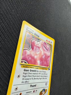 Pokemon TCG Koga's Ditto Holo Unlimited Rare Card 10/132 Gym Challenge LP - Image 3
