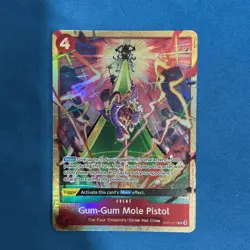 One Piece TCG Premium Card Collection Vol. 5 ST21-017 Gum Gum Mole Pistol - LP - Image 1