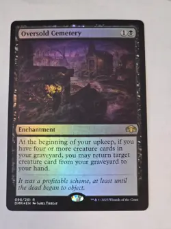 MTG - Oversold Cemetery FOIL - Dominaria Remastered - Image 1