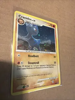 CRANIDOS 2007 POKEMON DIAMOND & PEARL #DP07 PROMO HOLO CARD LP - Image 3
