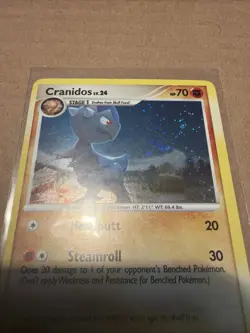 CRANIDOS 2007 POKEMON DIAMOND & PEARL #DP07 PROMO HOLO CARD LP - Image 4