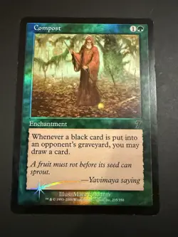 2001 MTG Compost 235 Core Set 7th Edition Foil Uncommon - Image 2