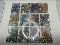 12 Card Chinese Mengka Pokemon x Gundam Crossover Set Unlicensed WR Lot Gengar + - Image 1