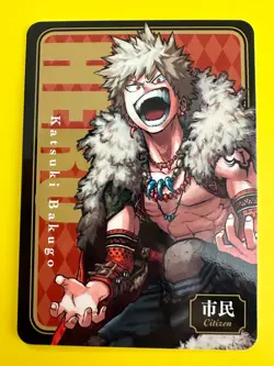 My Hero Academia Katsuki Bakugo Jump Jinro card Japanese Very Rare - Image 2