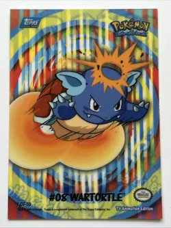 Pokemon TOPPS Series 2 - Complete Sticker Card Puzzle Set 10/10 LP - Image 2