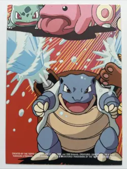 Pokemon TOPPS Series 2 - Complete Sticker Card Puzzle Set 10/10 LP - Image 5