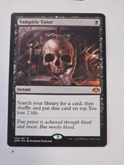 MTG - Vampiric Tutor - Dominaria Remastered - Image 1