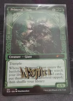 Artist Proof Primeval Titan Secret Lair Non Foil - WolfSkullJack - Image 1