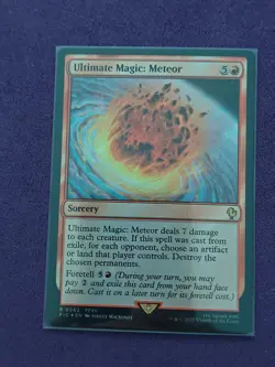 Ultimate Magic: Meteor (Surge Foil) #62 (NM) Final Fantasy FIC Magic MTG - Image 1