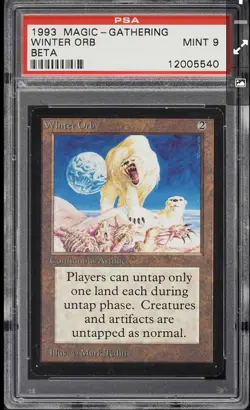 WINTER ORB Psa 9 Beta Magic MTG MINT CARd 1993 Power Graded - Image 1