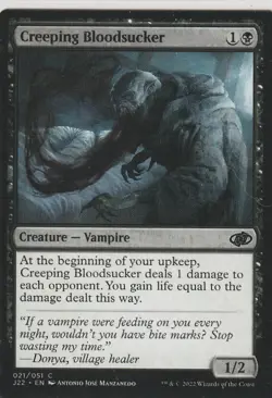Creeping Bloodsucker 21 Common Jumpstart 2022 Magic: The Gathering Near Mint - Image 1