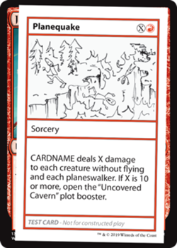 Planequake (No PW Symbol) NM, English MTG Mystery Booster Singles - Image 1