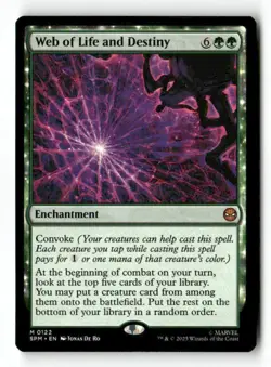 Web of Life and Destiny 122 Mythic MTG SPM NM - Image 2