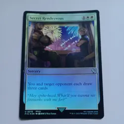 Secret Rendezvous FOIL (Barrett) ENG 0219 FINAL FANTASY Magic the Gathering MTG - Image 1