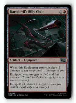 Daredevil's Billy Club 686 Uncommon Foil MTG MSC NM - Image 2