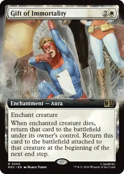 Gift of Immortality (Extended Art) 306 Rare MTG MSC NM - Image 1