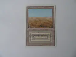 Magic: The Gathering, Scrubland, Revised Edition, NM - Image 1