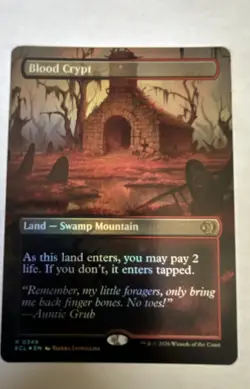 Blood Crypt (Borderless) Lorwyn Eclipsed Foil MTG - Image 1