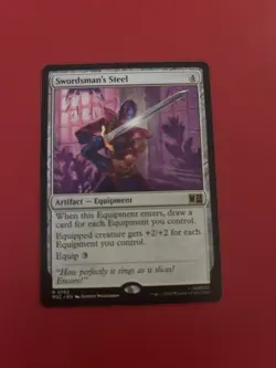MTG Swordsman's Steel [MSC] #752 - Image 1