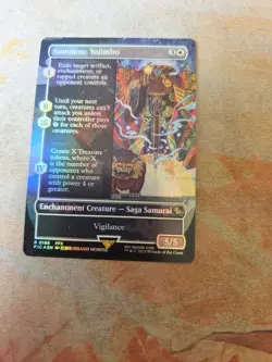 Summon: Yojimbo Borderless FOIL Commander Final Fantasy MTG NM - Image 1