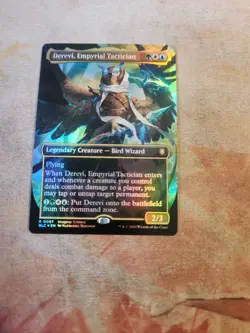 Derevi, Empyrial Tactician Borderless FOIL Commander Bloomburrow MTG LP - Image 1