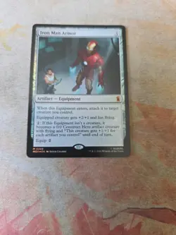 Iron Man Armor FOIL Marvel's Super Heroes MTG NM - Image 1