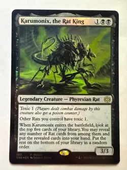 Karumonix, the Rat King Foil R Phyrexia: All Will Be One 98 NM - Image 1