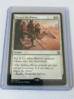 MTG Secure the Wastes Dragons of Tarkir 036/264 Regular Rare - Image 1