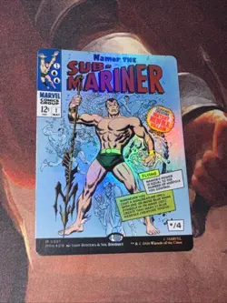 Namor the Sub-Mariner x1 Mtg Marvel Super Heroes Nm Foil Borderless 391 - Image 1