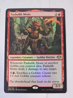 MTG - Pashalik Mons FOIL - Dominaria Remastered - Image 1
