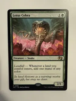 Lotus Cobra 685 Rare Foundations Jumpstart Magic: The Gathering NM 685 - Image 1
