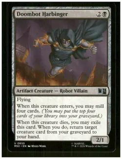 Doombot Harbinger 655 Commander: Marvel Super Heroes Magic: The Gathering NM - Image 1