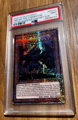 Obelisk the Tormentor | PSA 9 Mint | RA03-EN230 | Quarter Century Secret Rare - Image 3