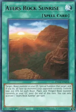 1x Ayers Rock Sunrise - 1st Edition NM Eng YuGiOh - Ancient Guardians - Image 1